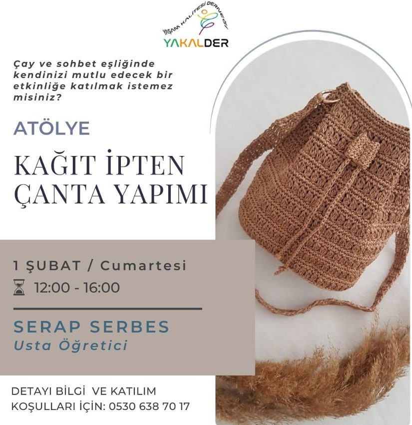 Kağıt İplikten Çanta